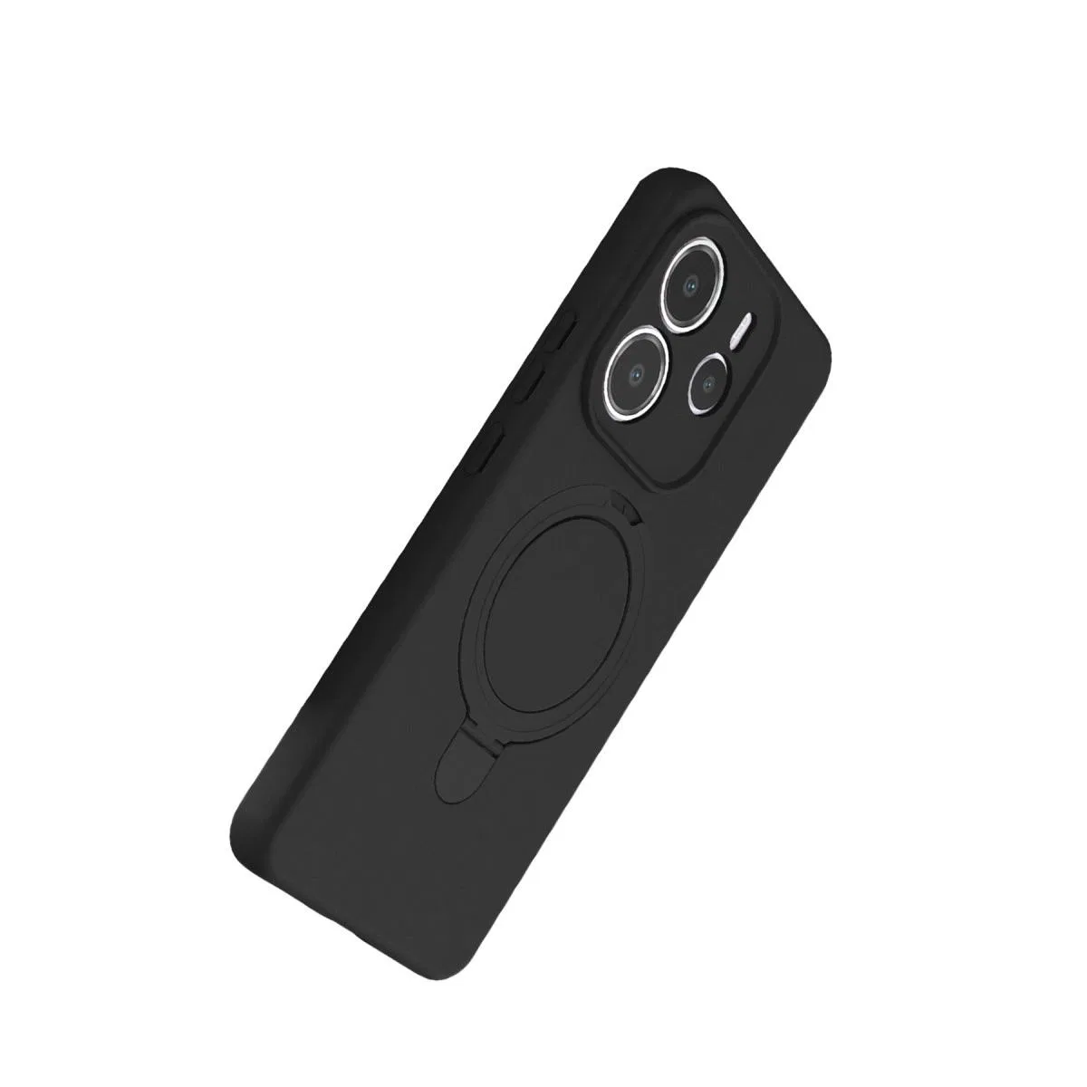 Xiaomi Redmi Note 14 4g Regal Magsafe Standlı Kapak - Siyah görsel 3