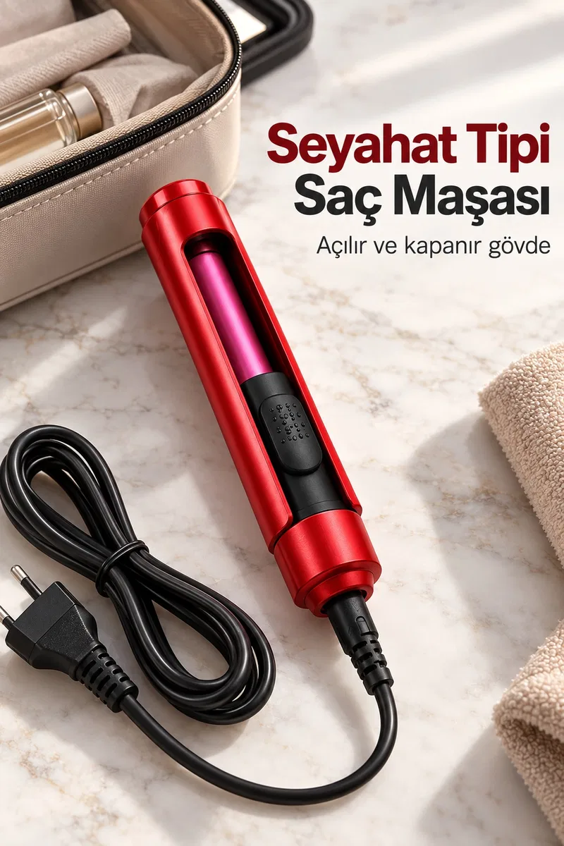 Çıkarılabilir Kablolu Seyahat Tipi Çok Amaçlı Saç Şekillendirici görsel 6