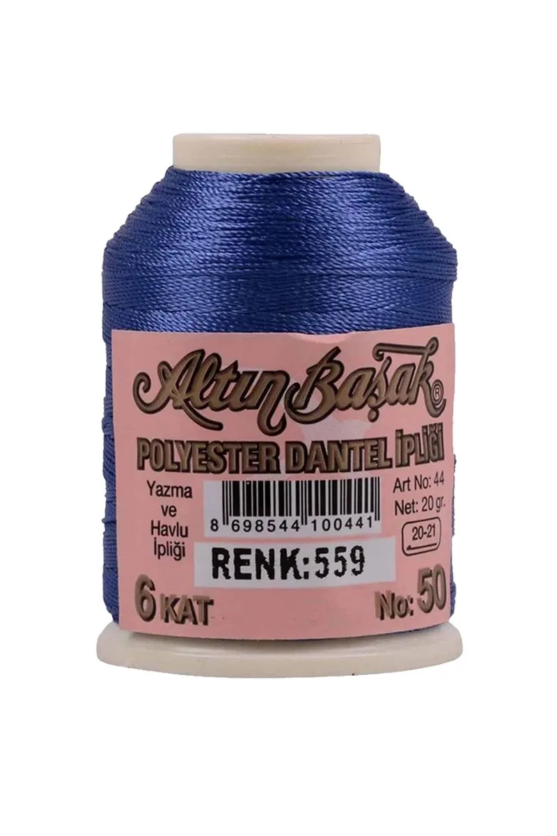 3 Adet Altınbaşak Oya ve Dantel İpi 20 gr - Royaleks - No: 559 görsel 3