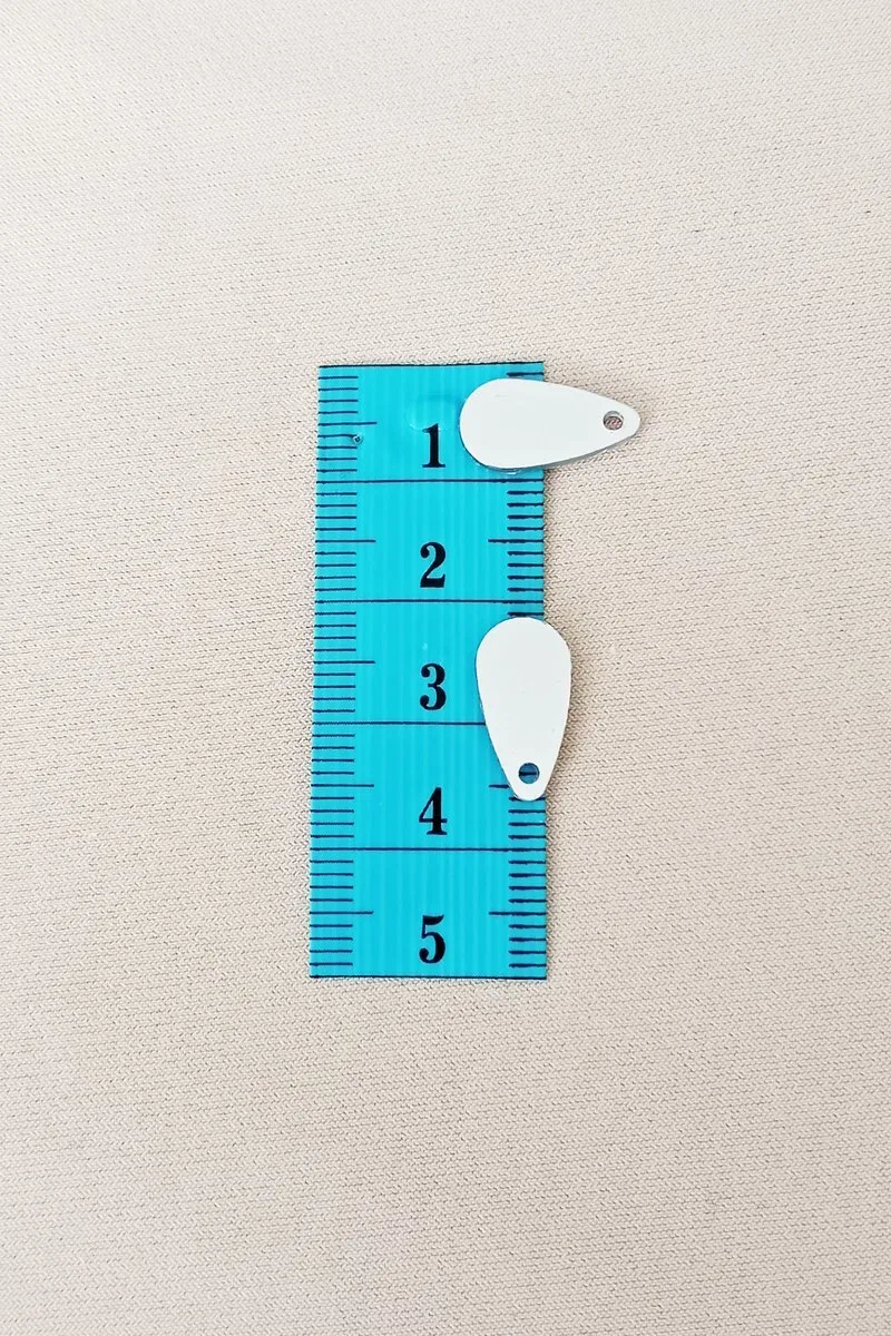 Oya Abiye Bileklik Kolye Pleksi Metalik Plastik Pul Gümüş Renk 8 gram 50 adet - BNC531 görsel 2