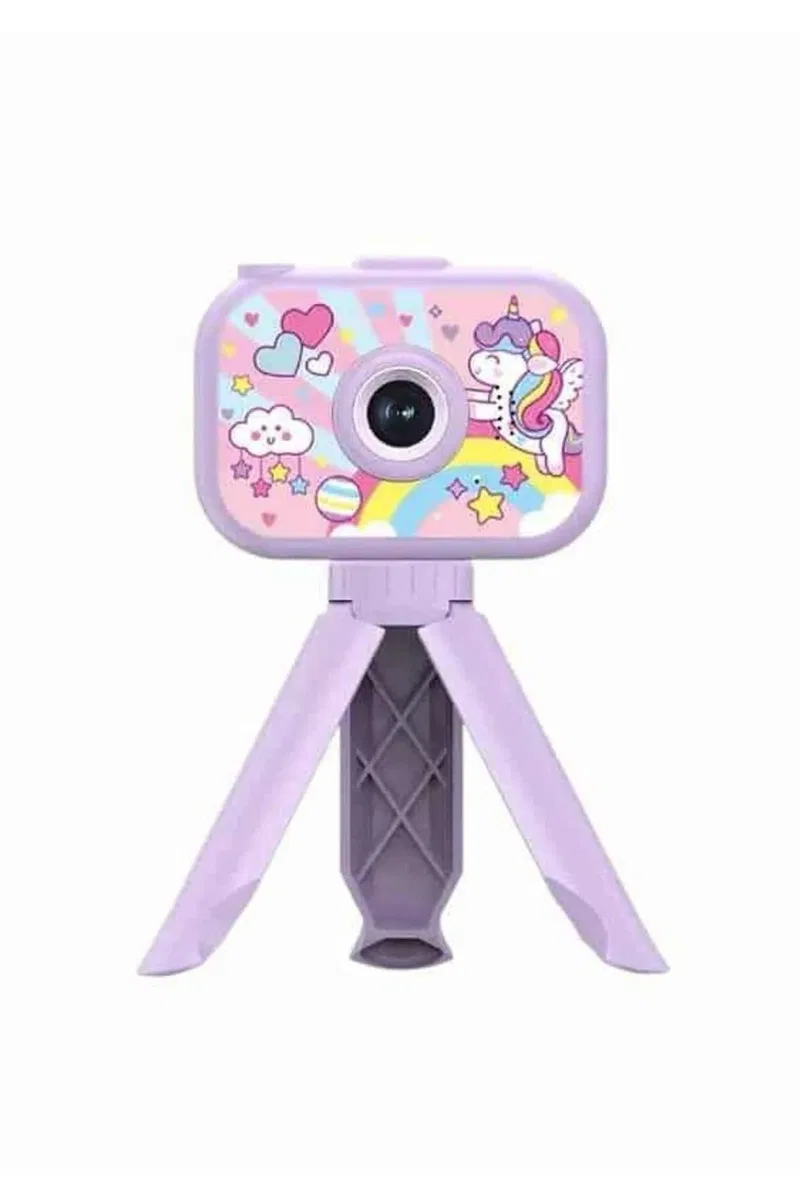 Ayaklı Çocuk Kamerası Tripodlu Mini 1080p Hd Çocuk Kamera görsel 4