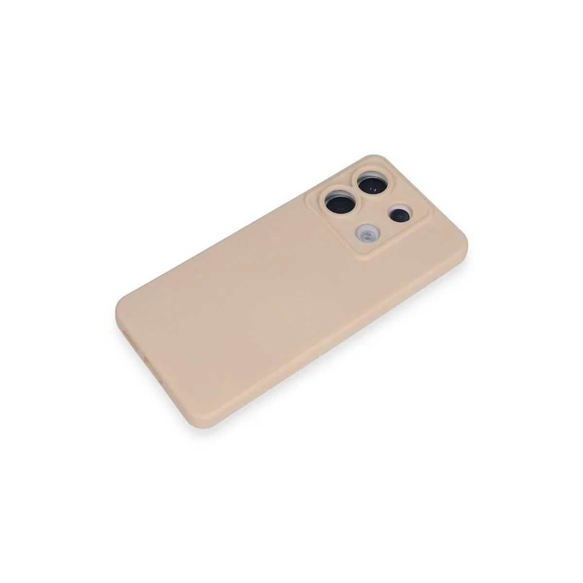 Xiaomi Redmi Note 13 Pro 5g Kılıf Nano İçi Kadife Silikon - Pudra görsel 4