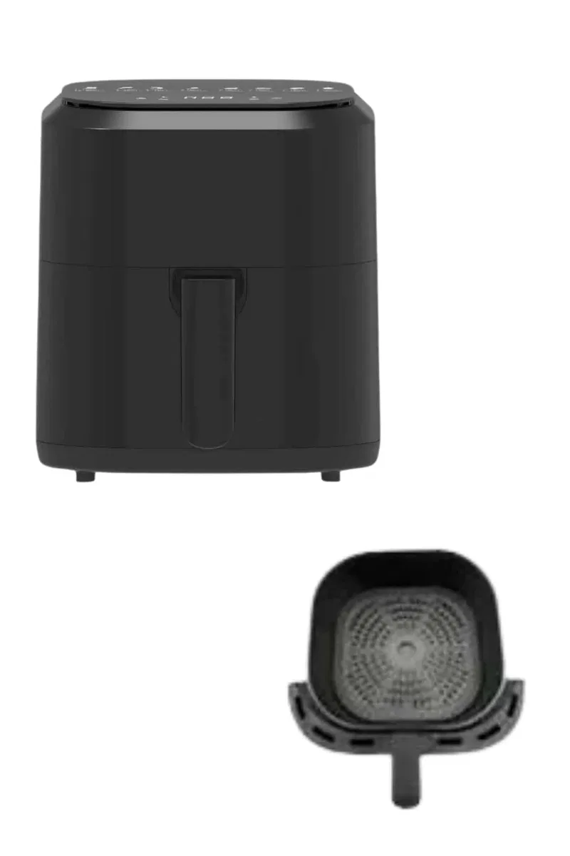 4L Airfryer Hazneli Hava Fritözü Yağsız Fritöz Taşınabilir Fırın İşlevi Gören Pratik görsel 2