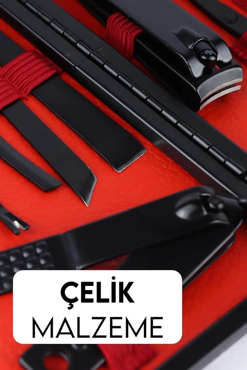 17 Parça Profesyonel Manikür Seti görsel 4
