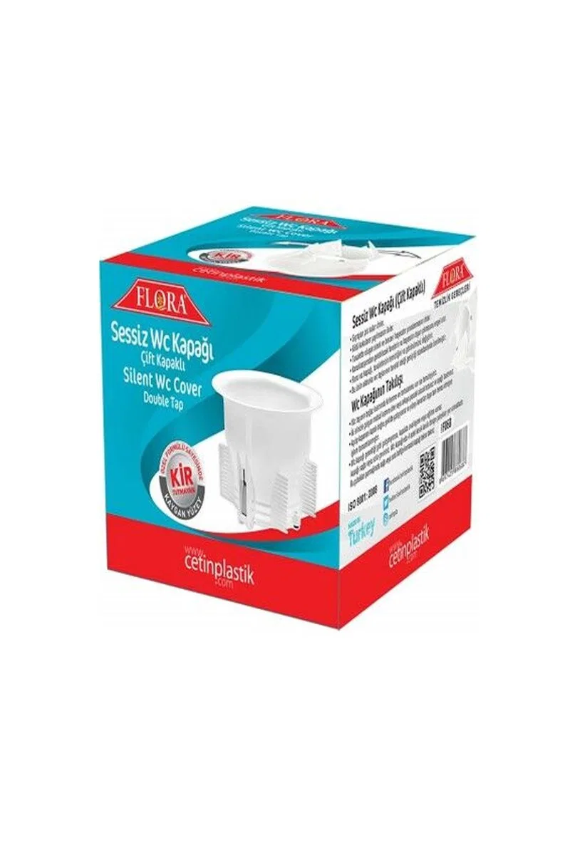 Flora F068 Çift Kapaklı Sessiz Wc Kapağı görsel 2