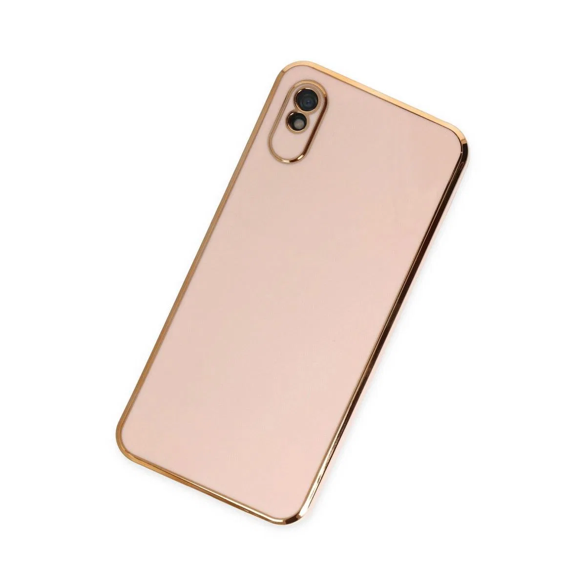 Xiaomi Redmi 9a Kılıf Volet Silikon - Pembe görsel 3