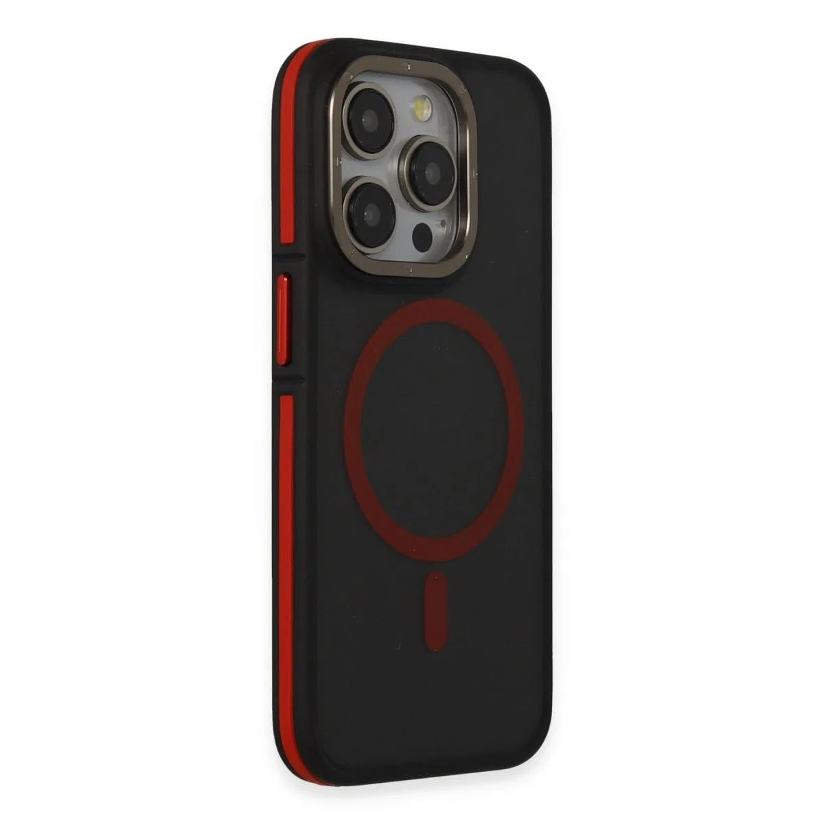 Joko Apple İphone 15 Pro Rocky Magsafe Kapak - Siyah-kırmızı görsel 2