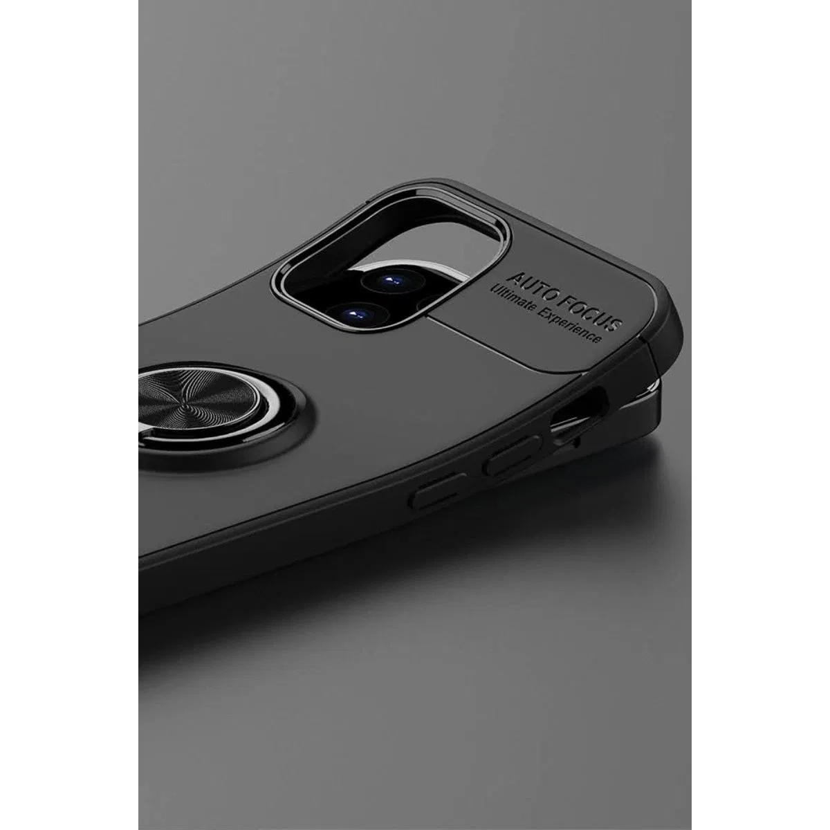 Apple İphone 12 Kılıf Range Yüzüklü Silikon - Mavi görsel 5