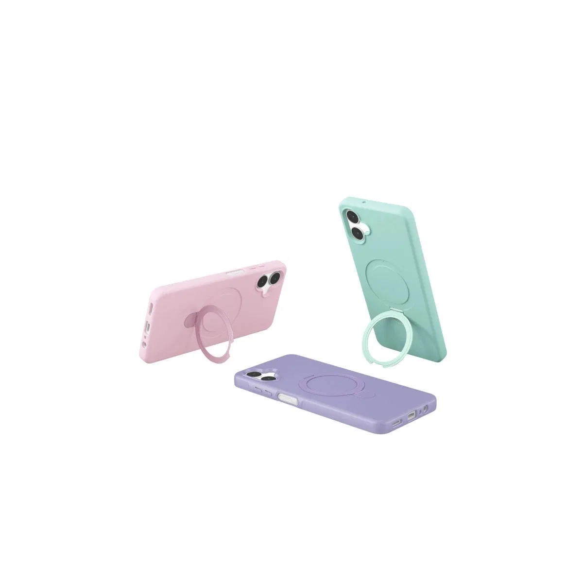 Samsung Galaxy A06 Regal Magsafe Standlı Kapak - Turuncu görsel 5