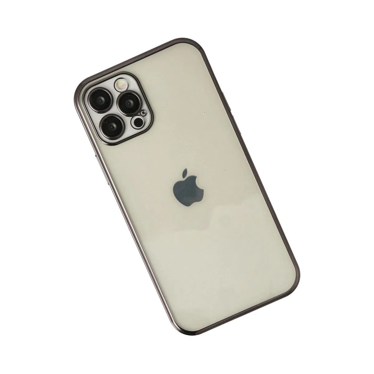 Apple İphone 12 Pro Kılıf Razer Lensli Silikon - Siyah görsel 2