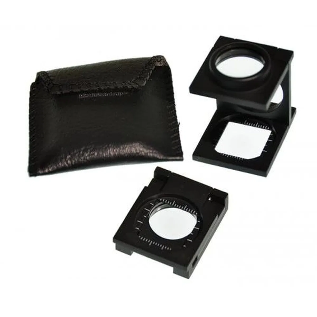 1cm Full Çelikkaplı Full Çelik Kaplı Katlamalı Büyüteç Th9008a görsel 2
