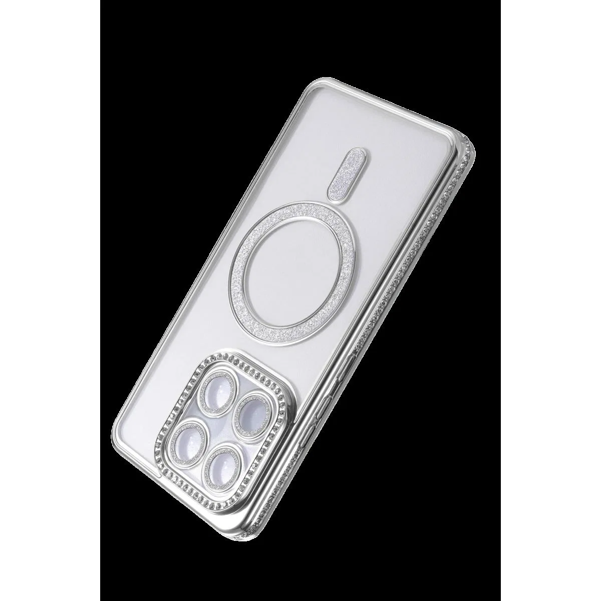 Newface Xiaomi Mi 17t Joke Simli Magneticsafe Kılıf - Gümüş görsel 3