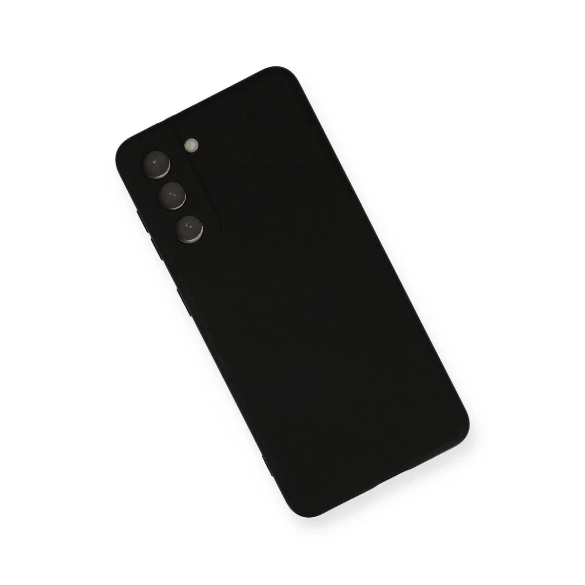 Samsung Galaxy S21 Fe Kılıf Nano İçi Kadife Silikon - Siyah görsel 3
