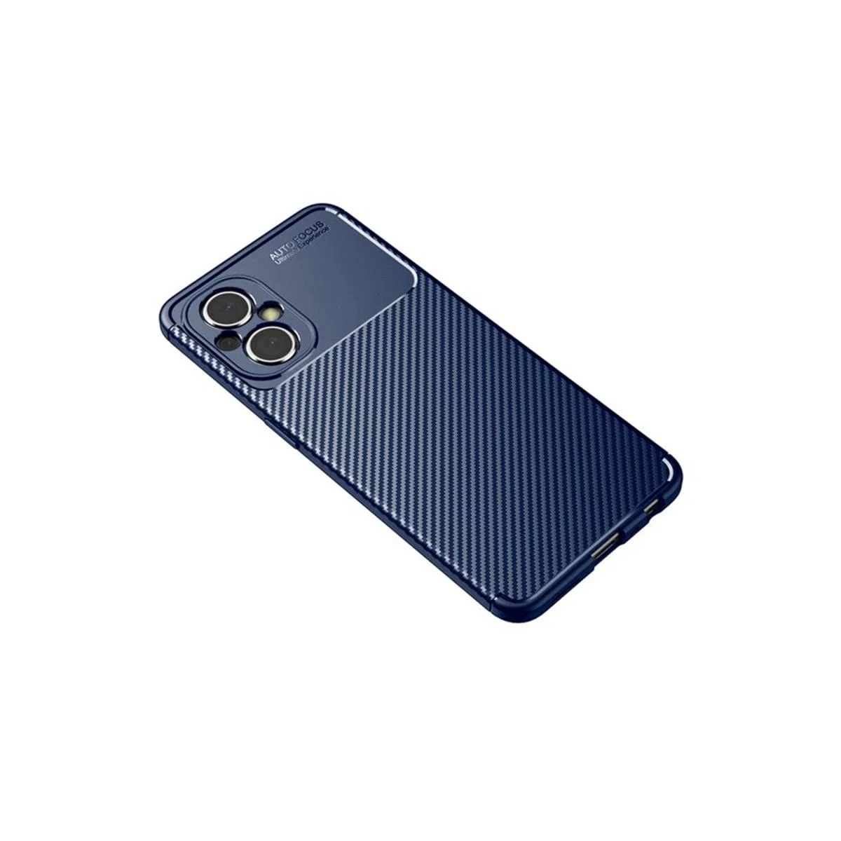 Xiaomi Poco M5 Kılıf Auto Focus Karbon Kapak - Lacivert görsel 2