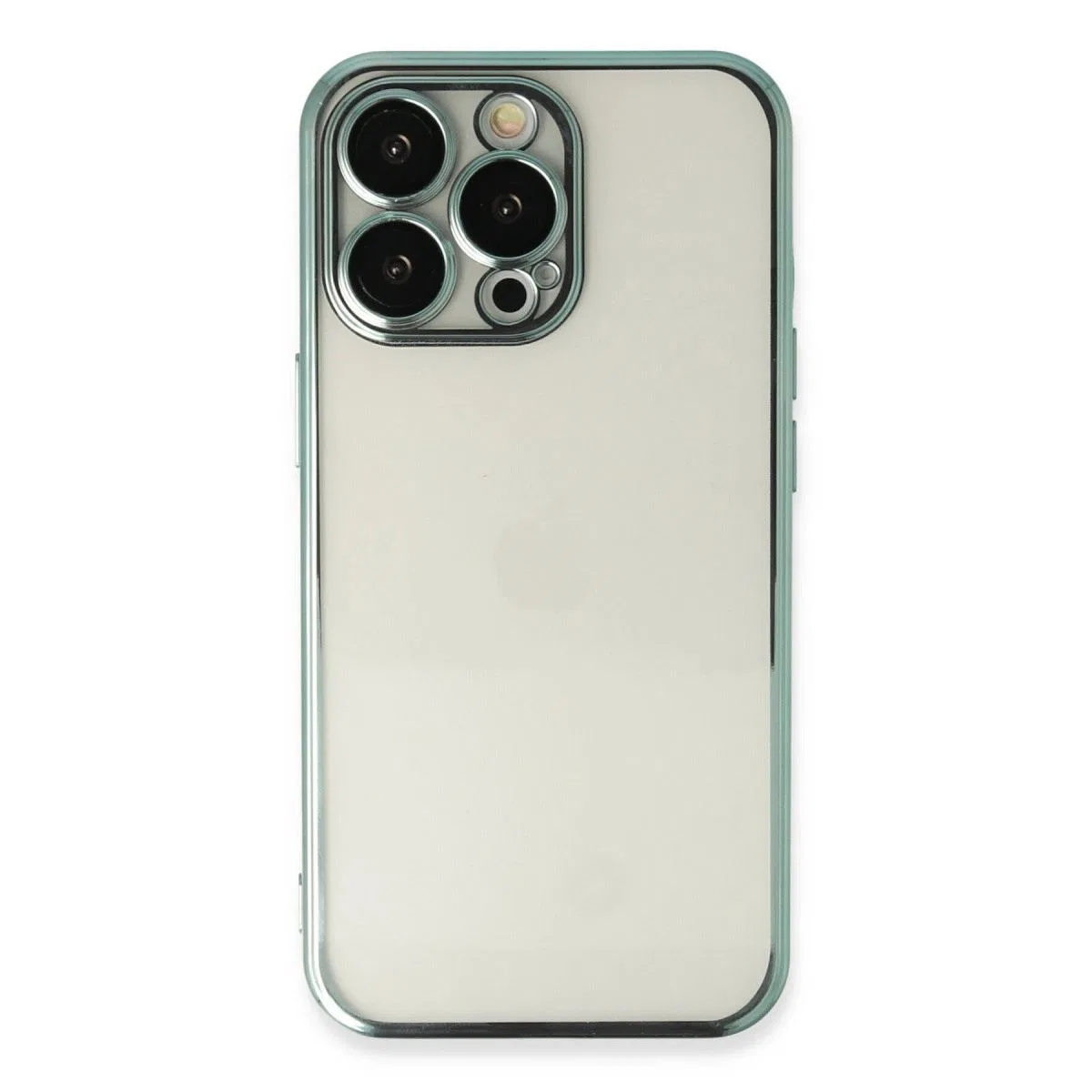 Apple İphone 13 Pro Kılıf Razer Lensli Silikon - Yeşil