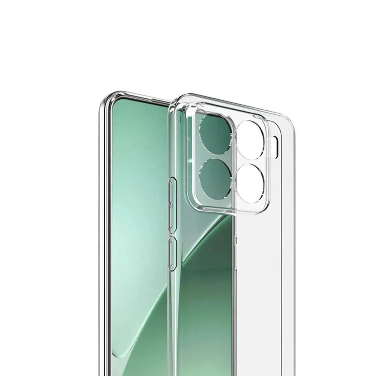 Xiaomi Mi 15t Pro Lüx Şeffaf Silikon - Şeffaf görsel 2