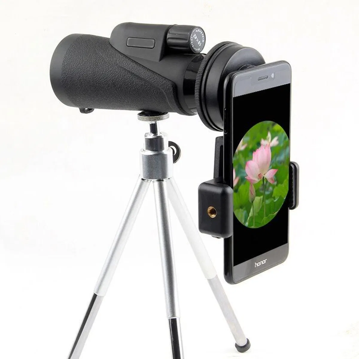 10x42 Tek Gözlü Teleskop Dürbün – Süper Zoomlu – Tripod Ayaklı – 1000m/56m görsel 8