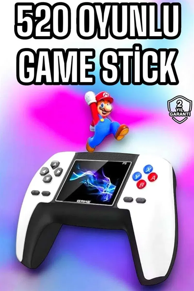 Game Stick 520 Oyunlu Retro Konsol Çocuklara Özel görsel 2