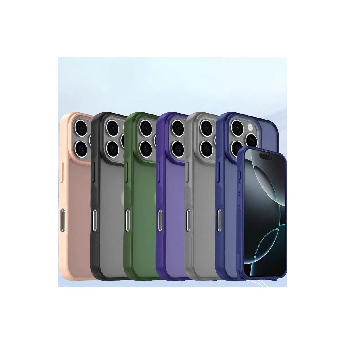 Apple İphone 16 Pro Kılıf Elegant Kapak - Siyah görsel 5