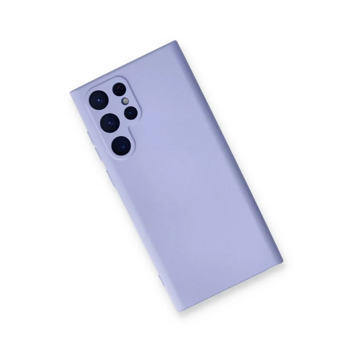 Samsung Galaxy S23 Ultra Kılıf Nano İçi Kadife Silikon - Lila görsel 3
