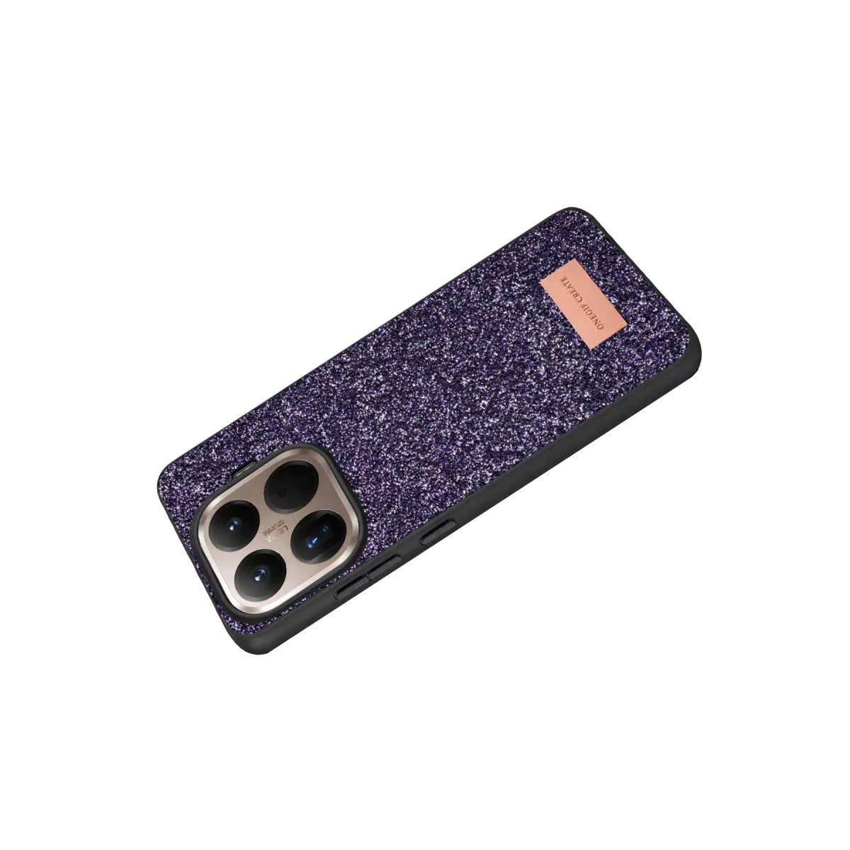 Onegif Xiaomi Mi 15t Pro Bright Simli Kapak - Derin Mor görsel 4