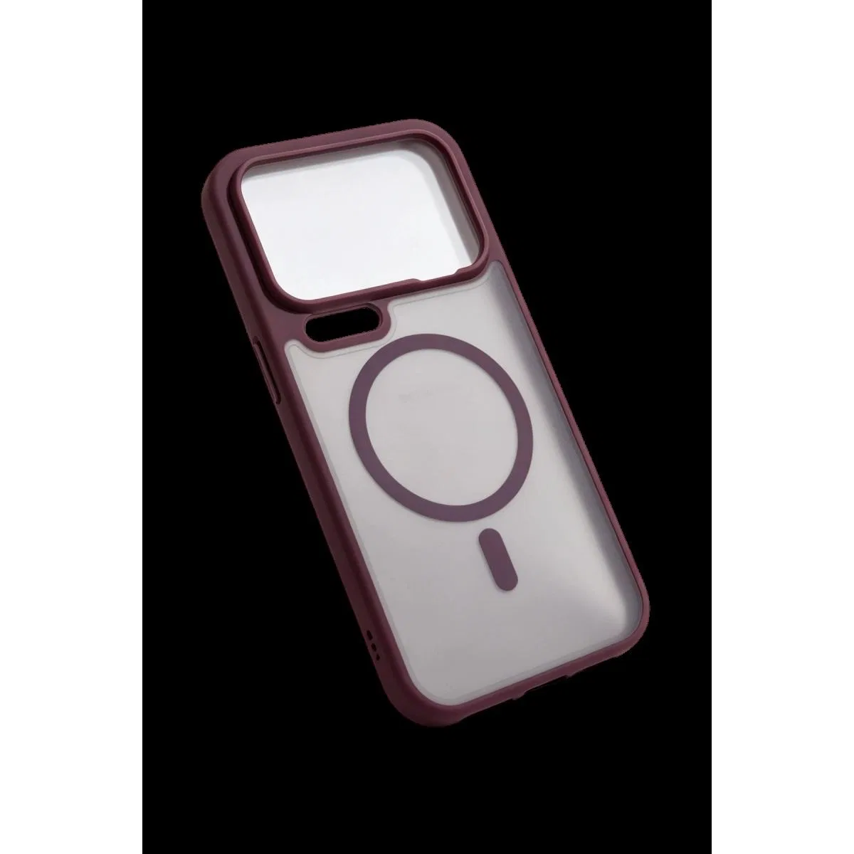 Xiaomi Mi 17 Pro Max Loji Magsafe Kapak - Bordo görsel 2
