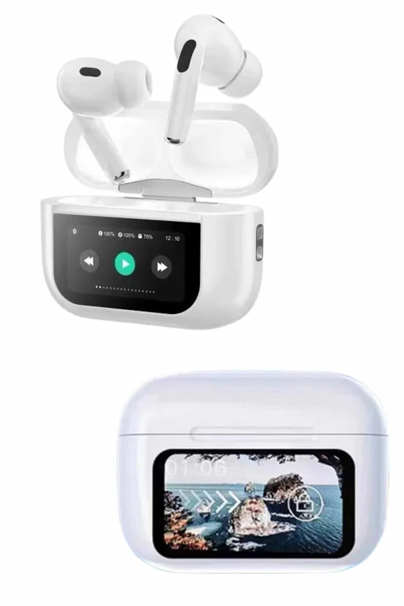 Dokunmatik Ekranlı ANC/ENC Yeni Nesil Pro Bluetooth Kulaklık Dokunmatik Ekran görsel 4