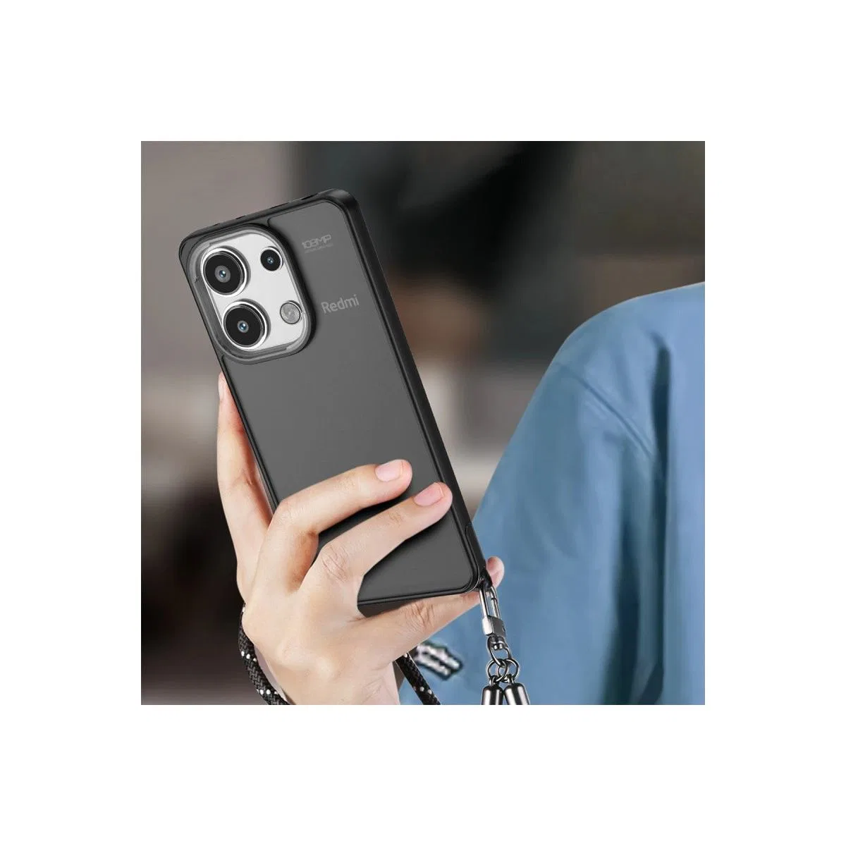 Xiaomi Redmi Note 13 Pro 4g Kılıf Elegant Kapak - Lacivert görsel 2