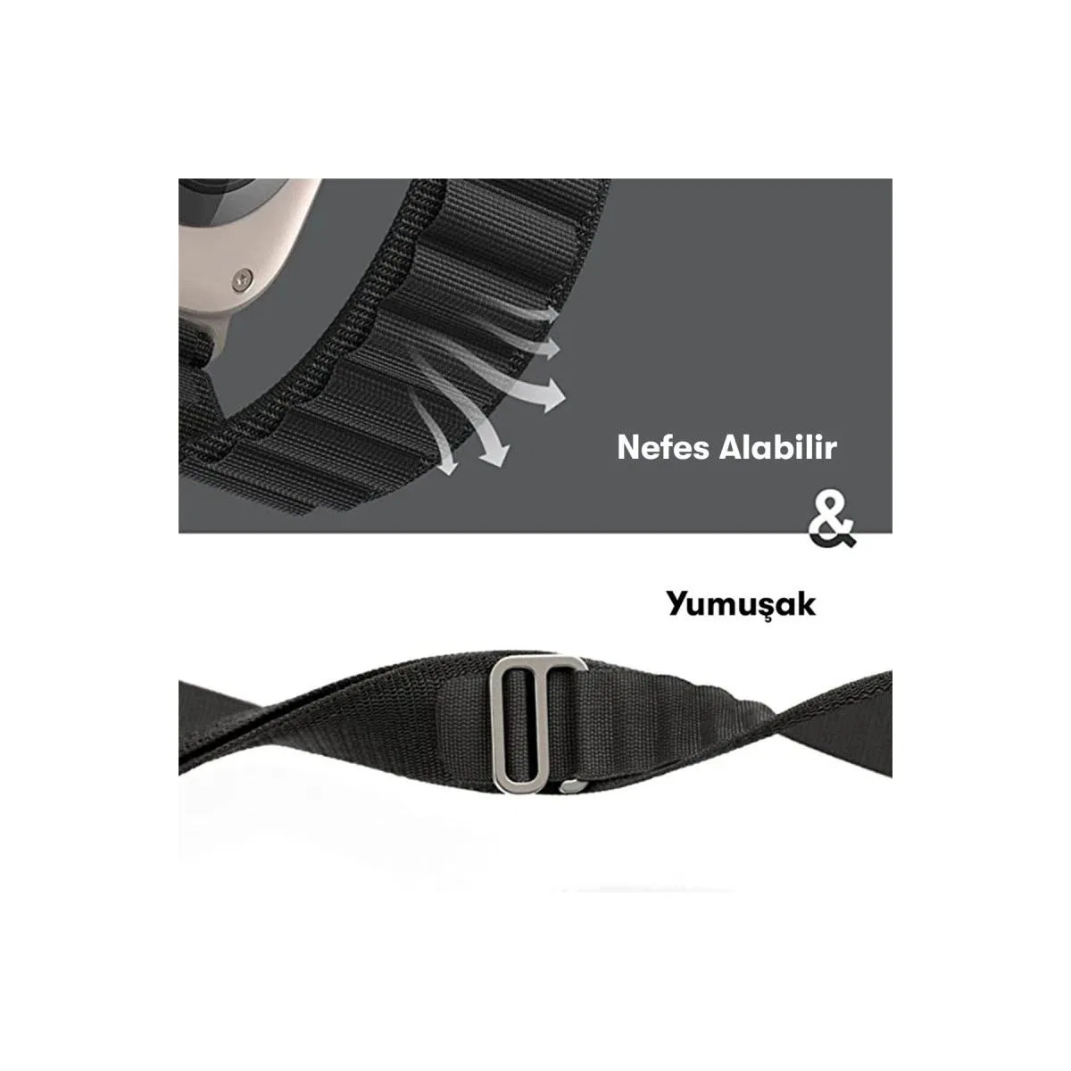 Apple Watch 38mm Mountain Kordon - Lila görsel 6