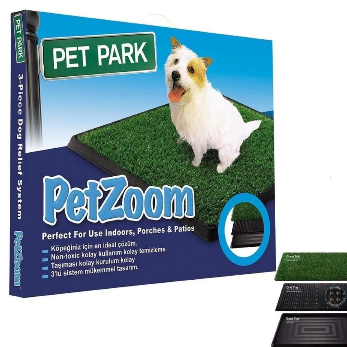 Pet Park Köpek Tuvaleti 64 Cm X 51cm X 3. 8 Cm