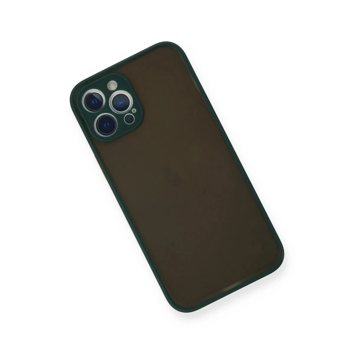 Apple İphone 12 Pro Max Kılıf Montreal Silikon Kapak - Yeşil görsel 3