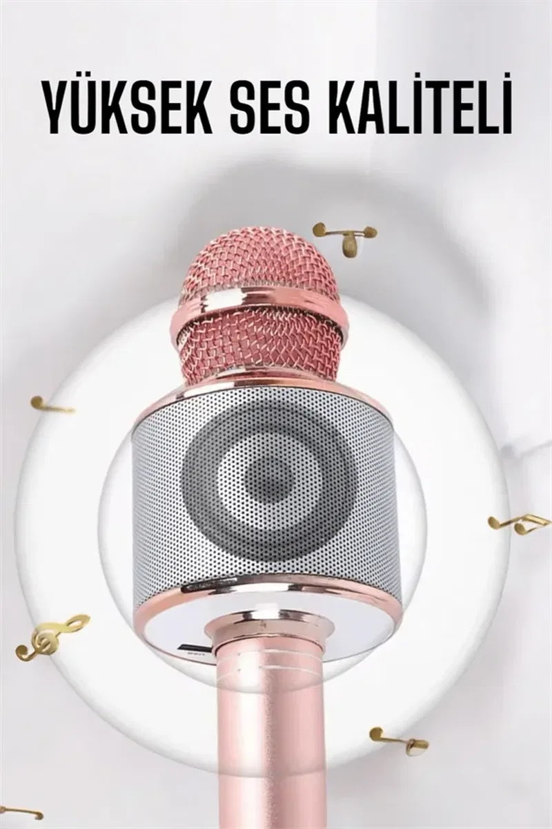 Taşınabilir Bluetooth Karaoke Mikrofon: Hafıza Kart Girişli, Etkileyici Performans görsel 4