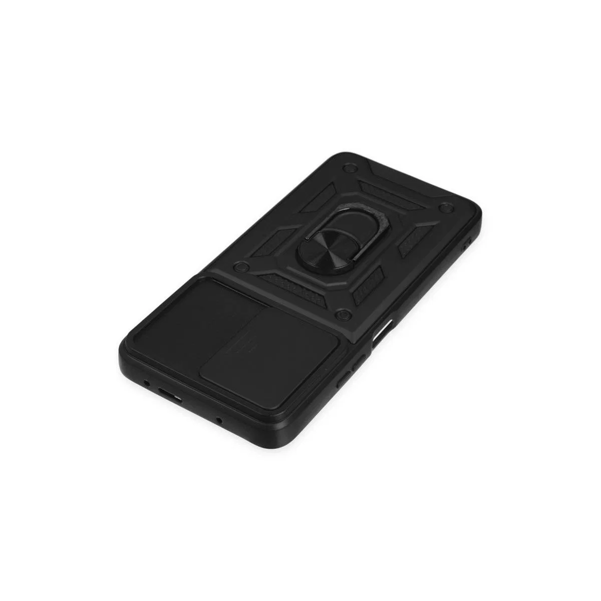 Xiaomi Poco X3 Gt Kılıf Pars Lens Yüzüklü Silikon - Siyah görsel 4