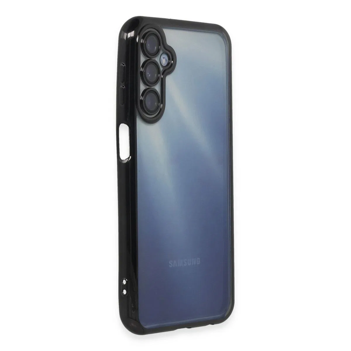 Samsung Galaxy A55 5g Kılıf Razer Lensli Silikon - Siyah görsel 2