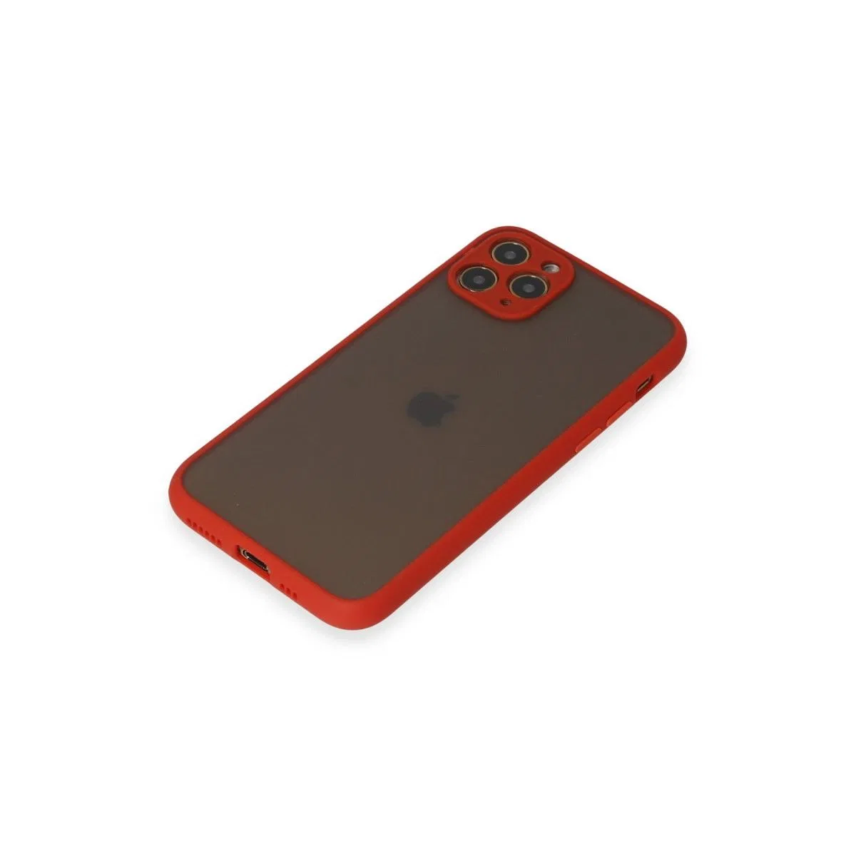 Apple İphone 11 Pro Kılıf Montreal Silikon Kapak - Kırmızı görsel 4
