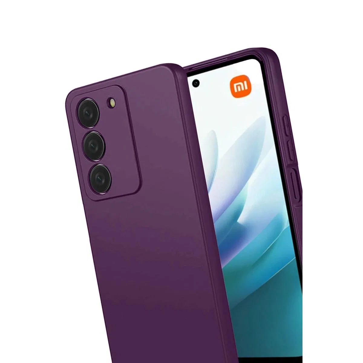 Xiaomi Redmi 15 4g First Silikon - Mürdüm görsel 3