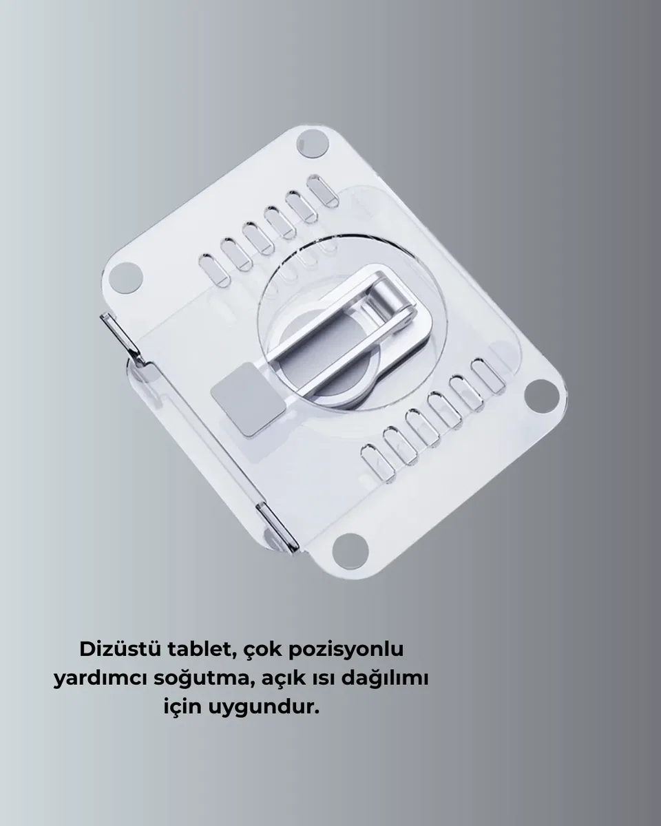Çift Eksenli Ayarlanabilir Tablet Destek Standı Yeni Nesil görsel 3