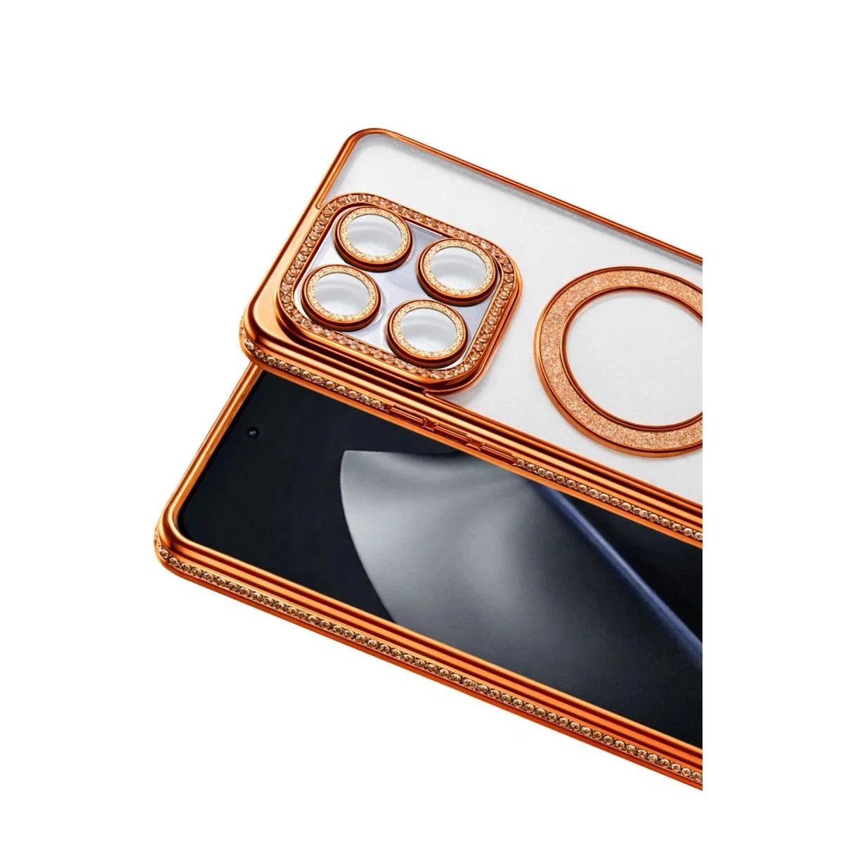 Joko Xiaomi Mi 15t Pro Joke Simli Magneticsafe Kılıf - Turuncu görsel 2