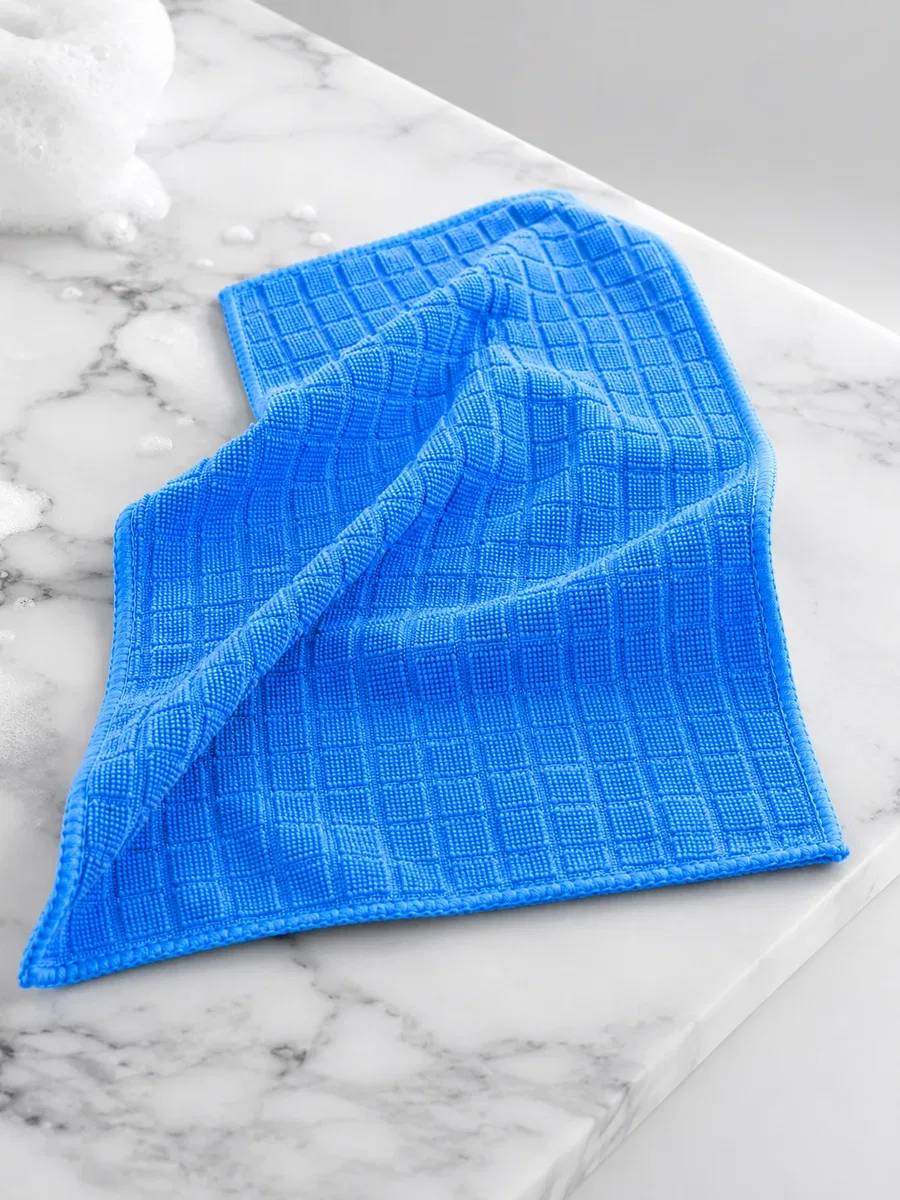 Profesyonel Mikrofiber Temizlik Bezi Çok Amaçlı Yüksek Emici Çizmeyen Temizlik Bezi 40x40 cm görsel 3
