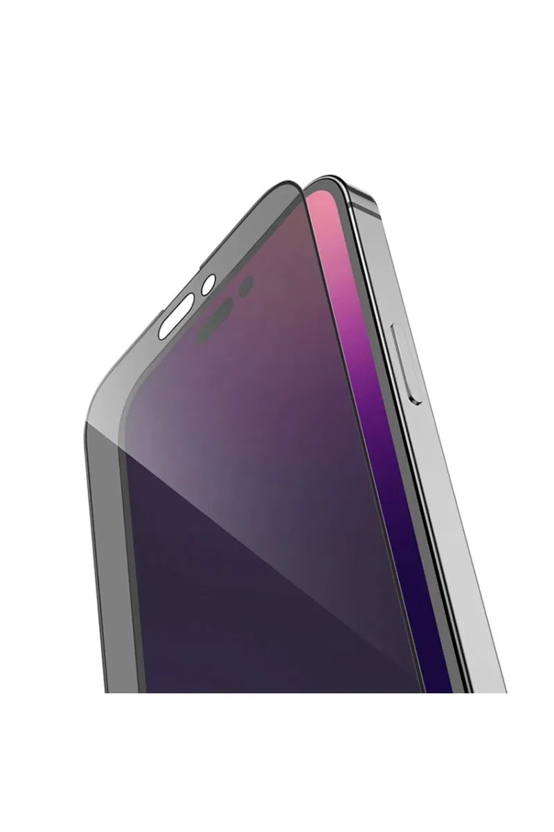 Iphone 14 Pro Max Uyumlu Hayalet Ekran Gizli Tam Kaplayan Kırılmaz Cam Seramik Ekran Koruyucu Film görsel 5