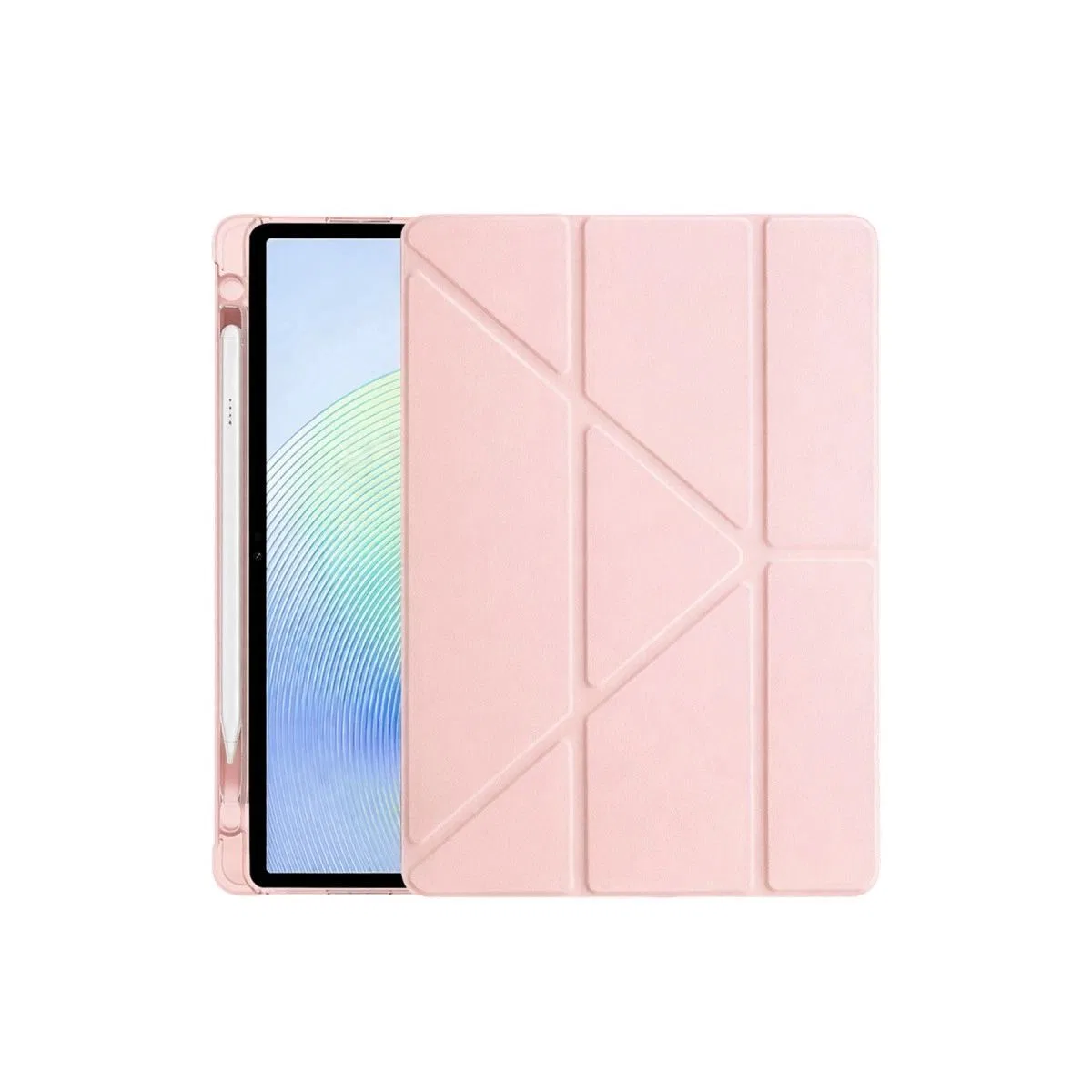 Xiaomi Redmi Pad 2 Kalemlikli Mars Tablet Kılıfı - Rose Gold görsel 2