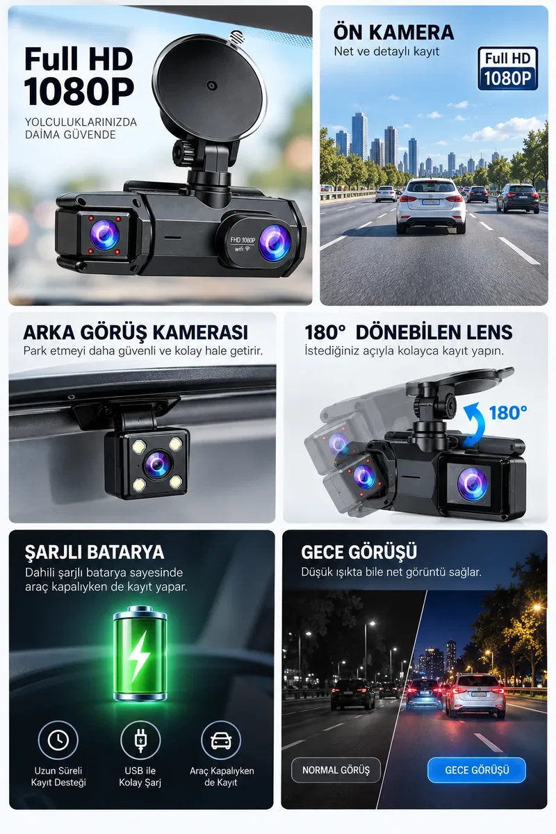 Y103 ARAÇ KAMERASI görsel 2