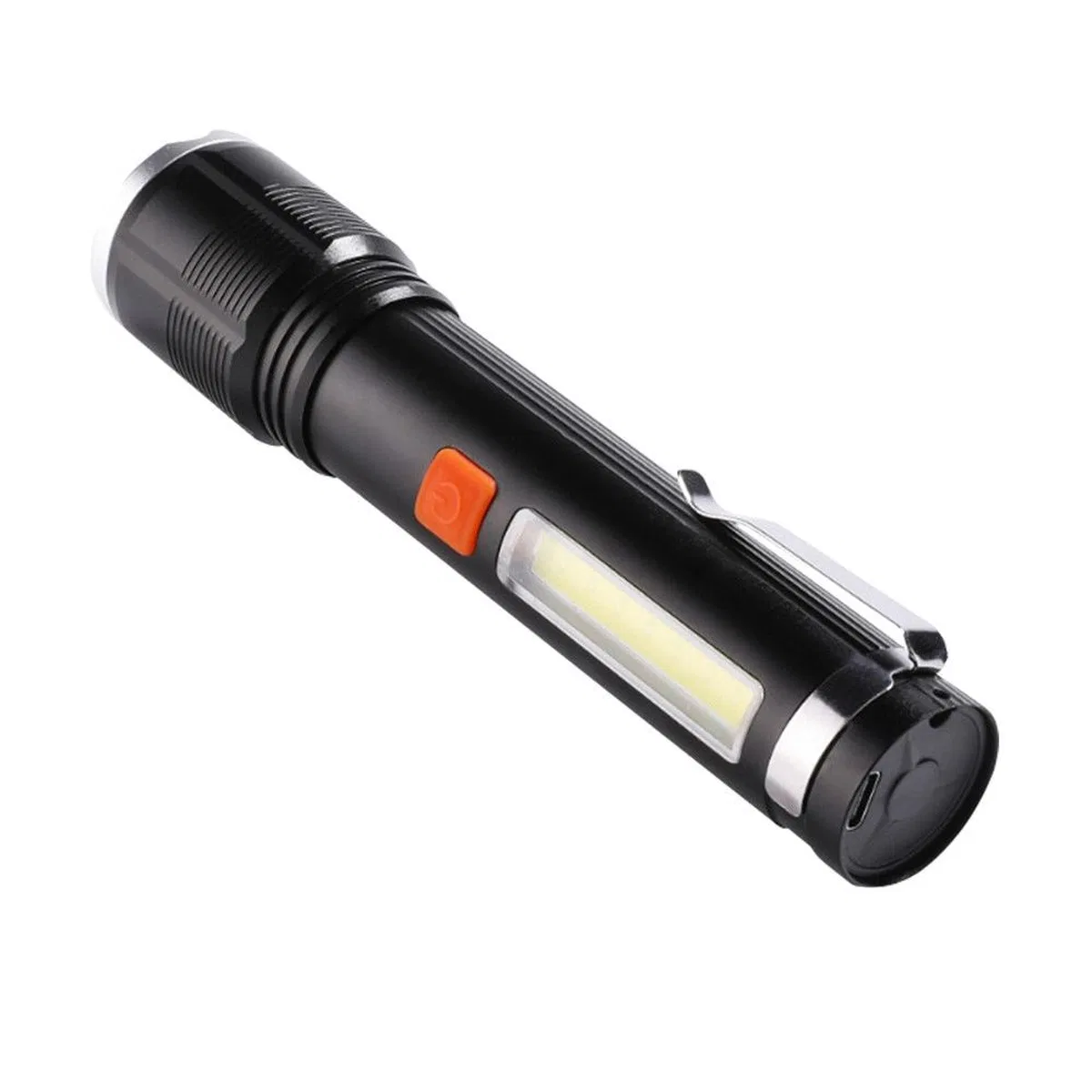 Gold Orion Km-102 4 Modlu Tip-c Şarjlı Zoomlu Taktikal El Feneri görsel 6