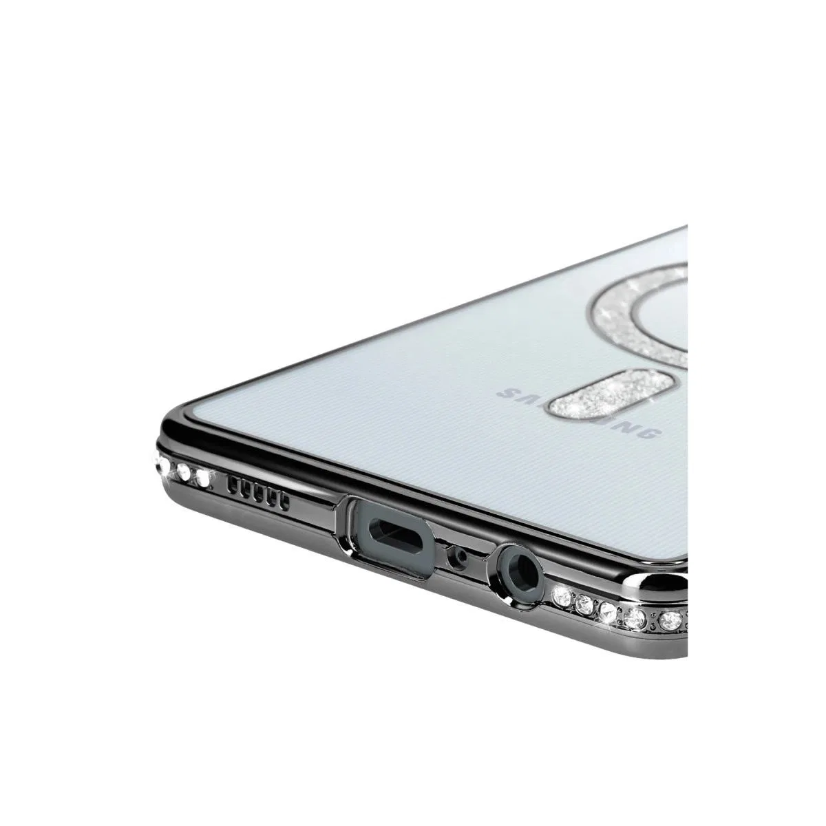 Samsung Galaxy A06 Joke Simli Magneticsafe Kılıf - Siyah görsel 4