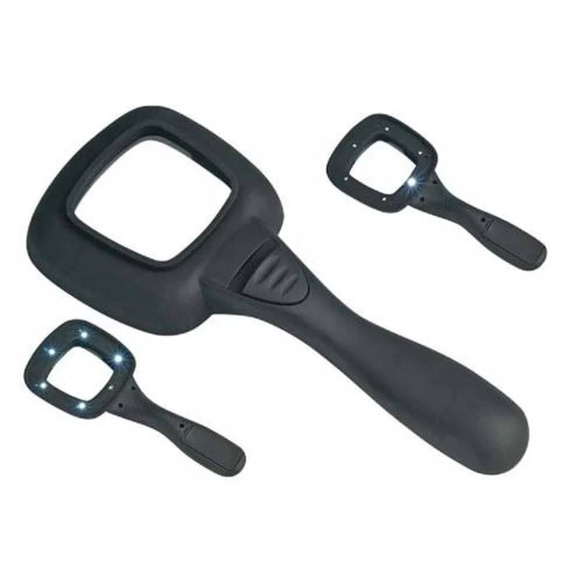 6 Ledli Ve Mor Işıklı Büyüteç 60mm görsel 5