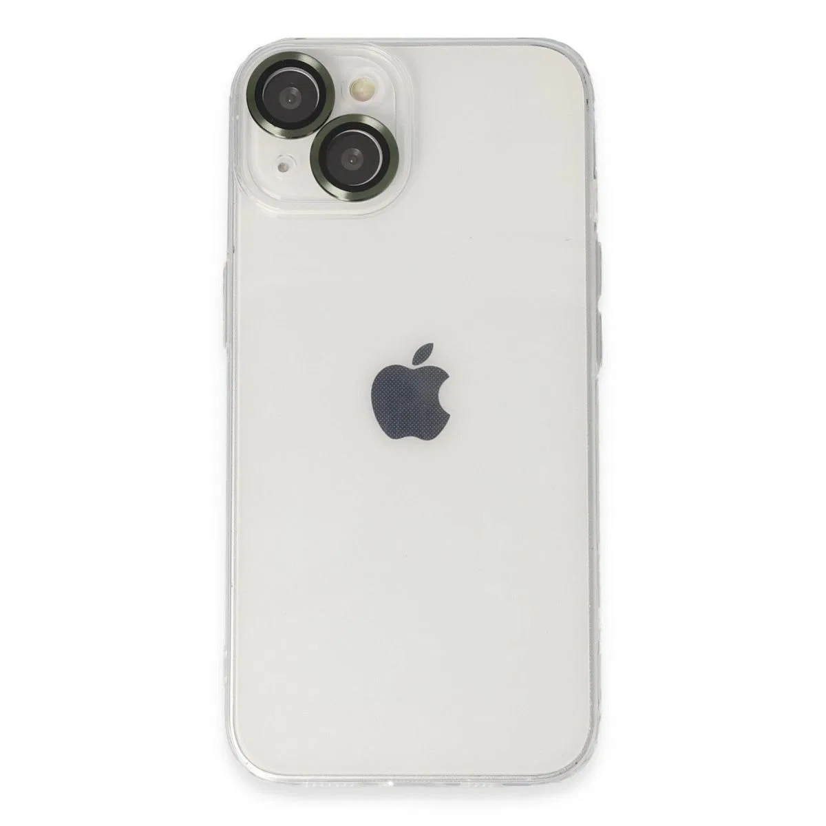 Apple İphone 14 Kılıf Luko Lens Silikon - Yeşil