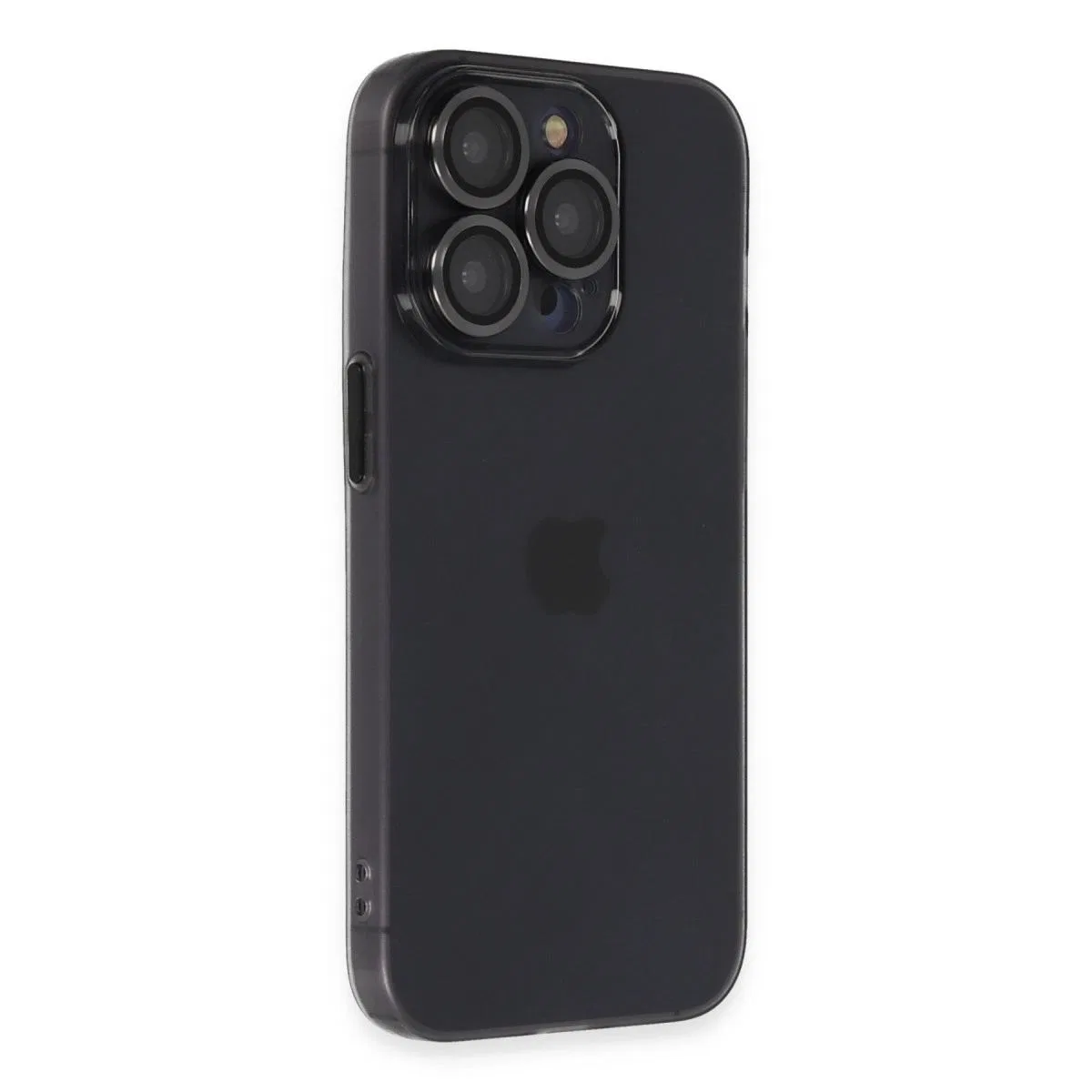 Apple İphone 13 Pro Max Kılıf Luko Lens Silikon - Siyah görsel 2