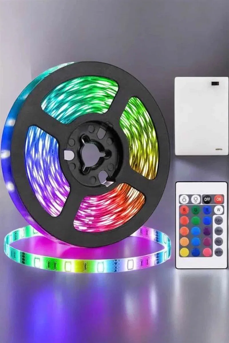 Smart Şerit Led Tv Arkası Renkli Kumandalı 10 Metre görsel 3