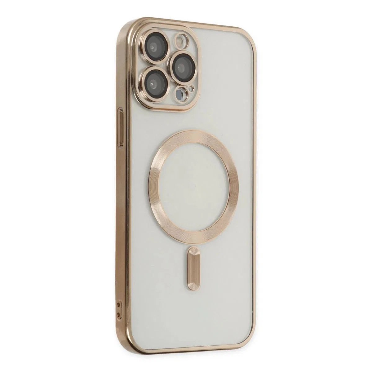 Apple İphone 14 Pro Kılıf Kross Magneticsafe Kapak - Gold görsel 2