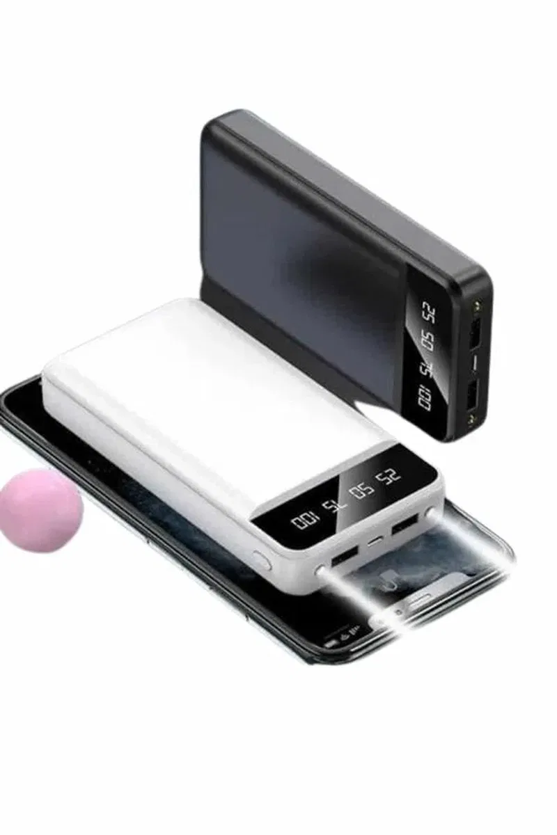 4 Çıkışlı 20. 000 Mah Powerbank Uzun Pil Ömürlü Taşınabilir görsel 3